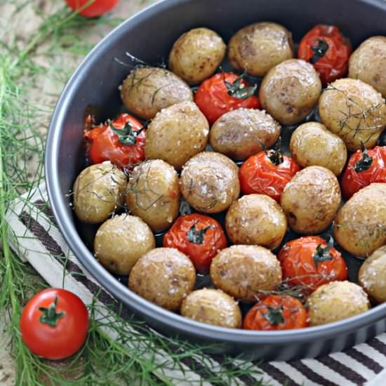 Baked Baby Potatoes