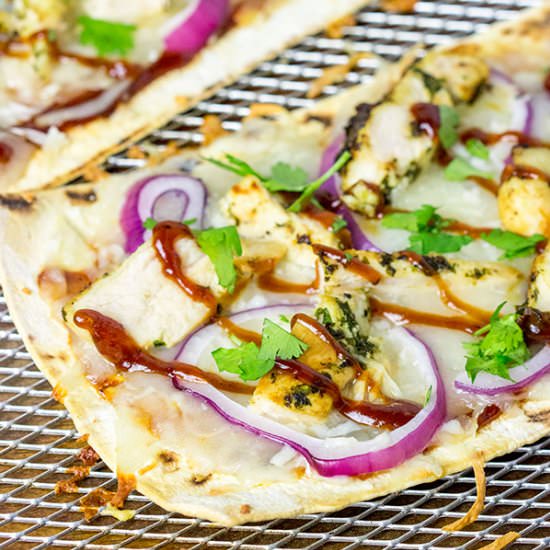 BBQ Chicken Flatbread Pizzas