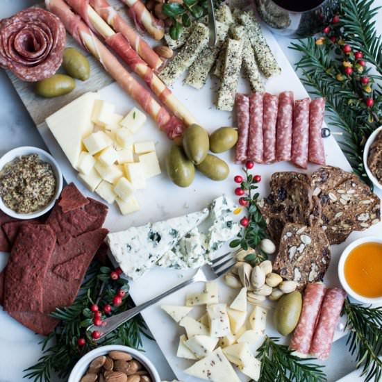 A Holiday Cheese Board