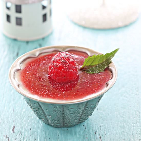 Raspberry Panna Cotta