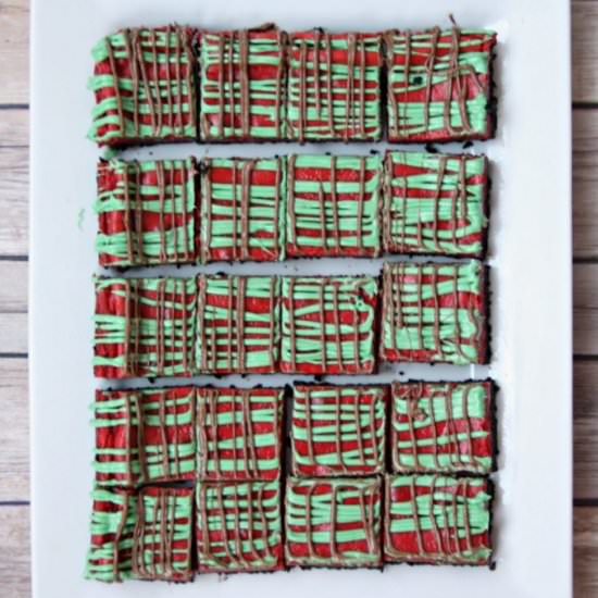Christmas Red Velvet Cheesecake Bar