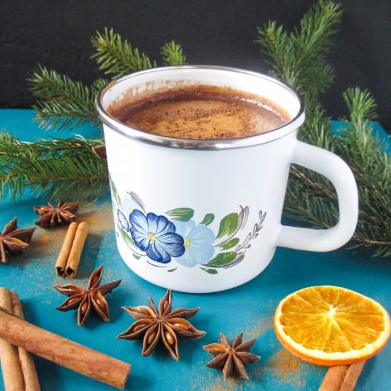 Chai hot chocolate