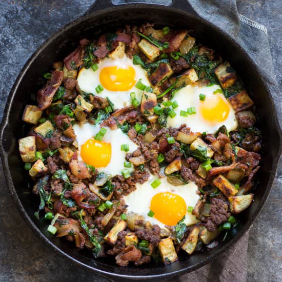“Burger & Fries” Breakfast Bake