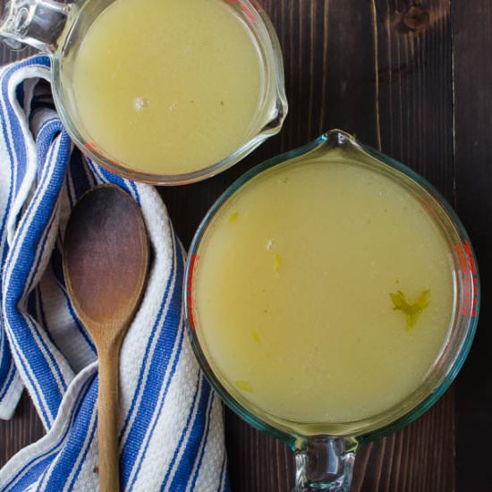 Homemade Turkey Stock