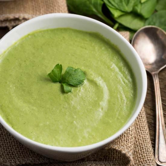 Asparagus Spinach Soup
