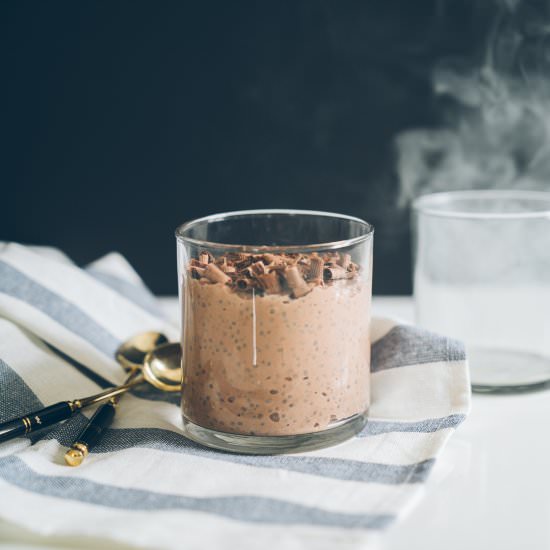 Smoked Chocolate Chia Seed Pudding