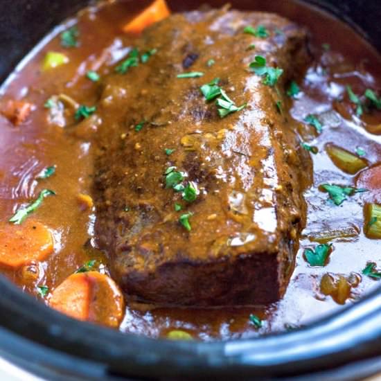 Savory Slow Cooker Pot Roast