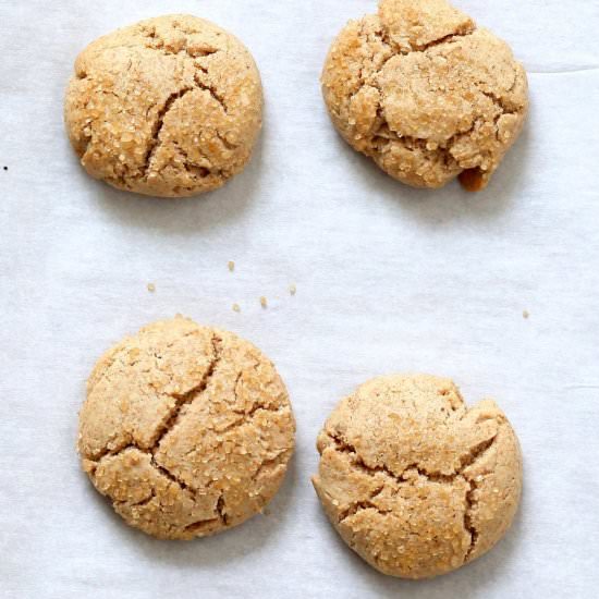 Ginger Tahini Cookies