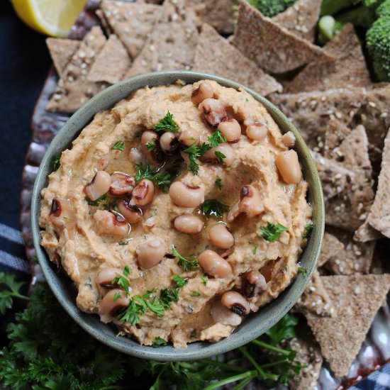 Spicy Black Eye Pea Hummus
