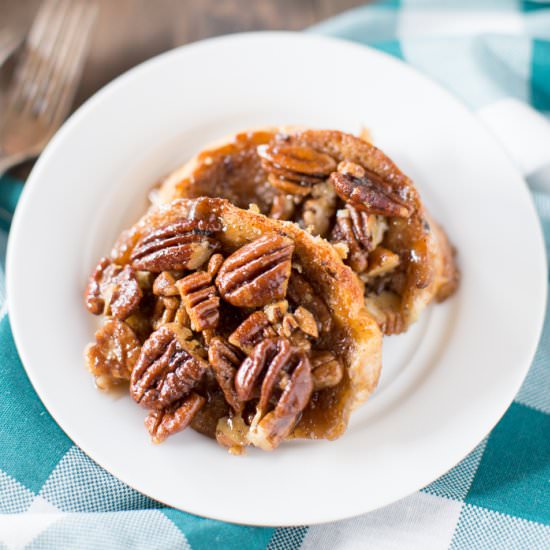 Pecan Caramel French Toast Bake