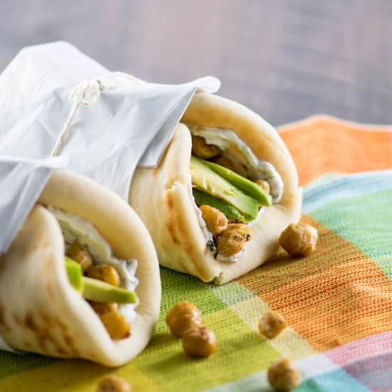 Crispy Chickpea Wraps