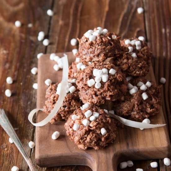 hot cocoa no bake cookies