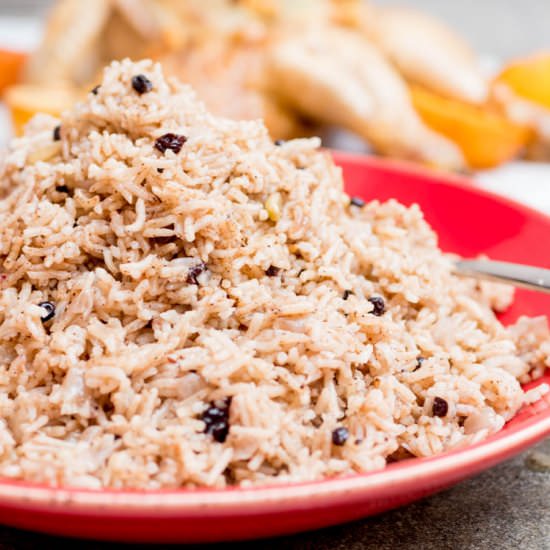 Turkish feast pilaf