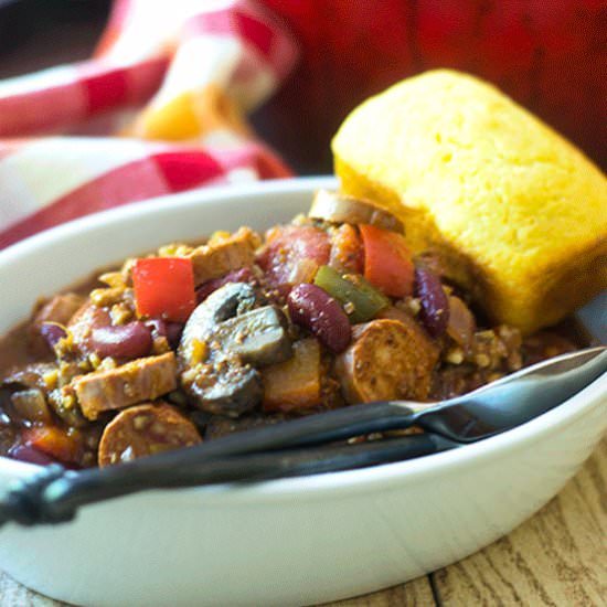 Vegan all in the Pot Chili