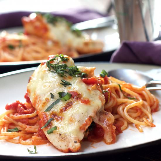 Stuffed Chicken Cacciatore