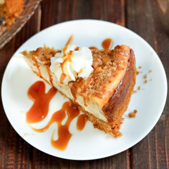 Caramel Toffee Cheesecake