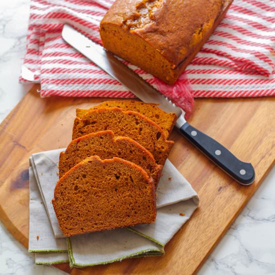 Grandma’s Super Moist Pumpkin Bread