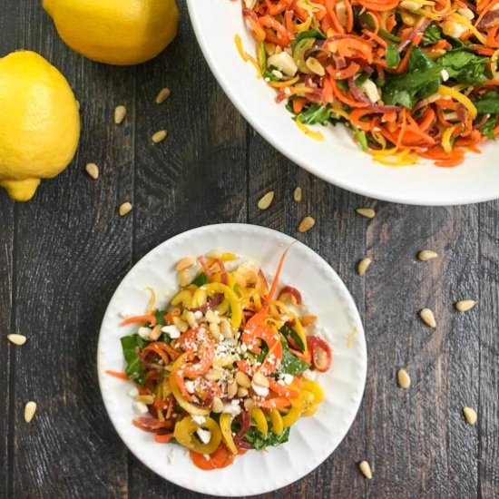 Lemony Feta & Carrot Salad