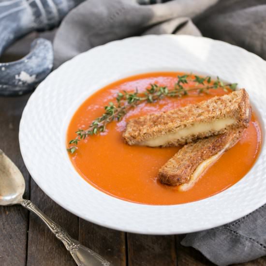 Thyme Kissed Tomato Soup