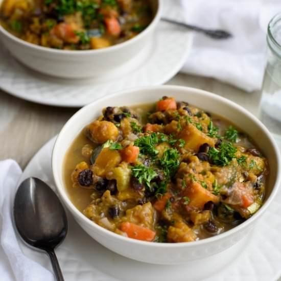 Savory Squash and Veggie Stew