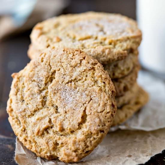 Almond Butter Snickerdoodles