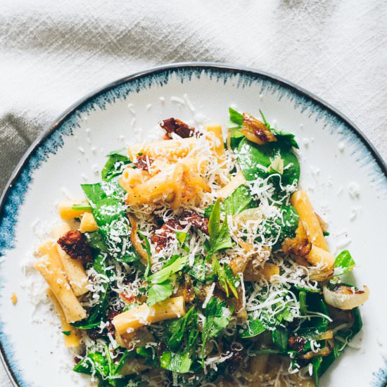 Sundried Chickpea Tomato Pasta