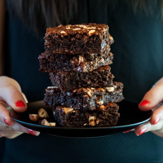 Chocolate Hazelnut Brownies