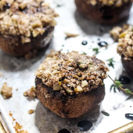 Vegan Stuffed Mushrooms