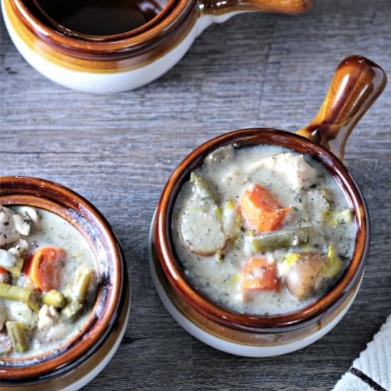 Healthier Slow Cooker Chicken Stew