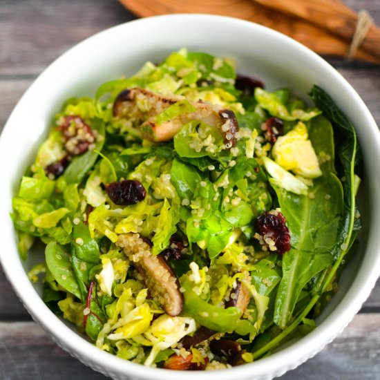 Warm Brussels Sprouts Salad