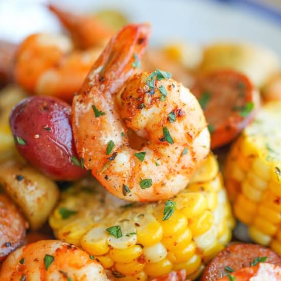 Shrimp Boil Foil Packets