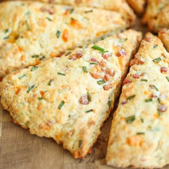 Ham and Cheese Scones