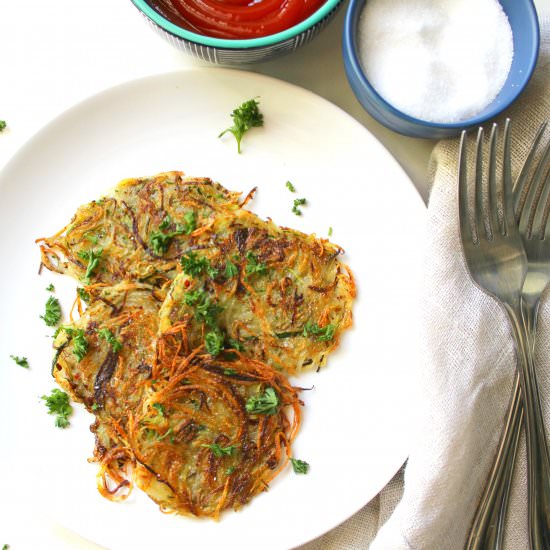 Zucchini Potato Hash Browns