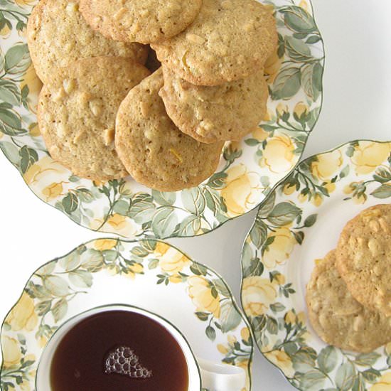 Candied Orange Peel Cookies