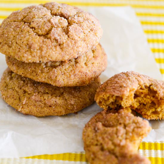 Spiced Pumpkin Snickerdoodles