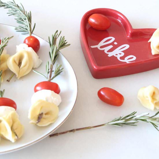 Pasta Salad Skewers Recipe