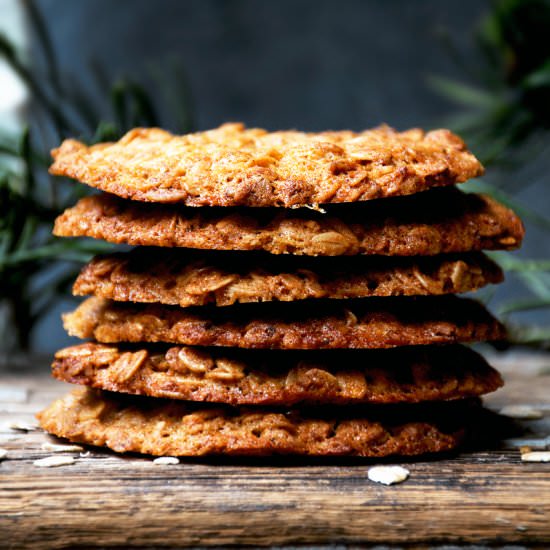 Honey and Oat Cookies