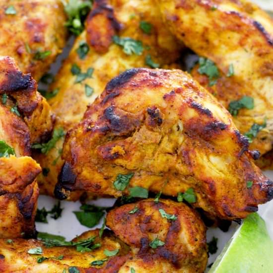 Oven Broiled Tandoori Chicken