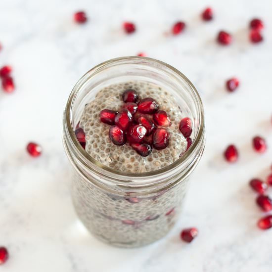 Pom Chia Seed Pudding Parfait
