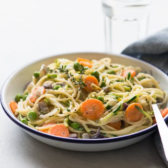Pasta with Thyme Cream
