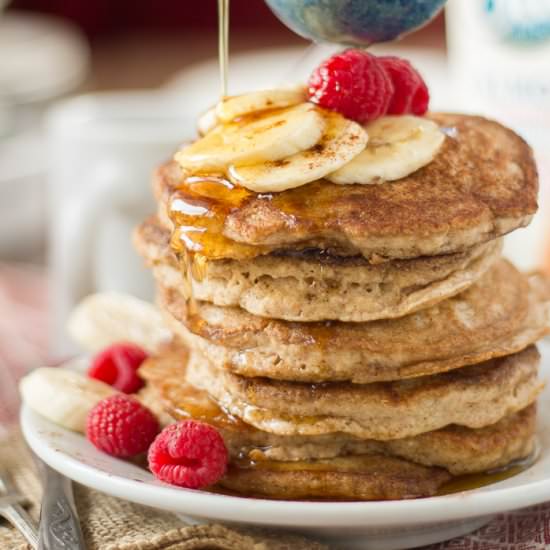 Vanilla Chai Vegan Pancakes