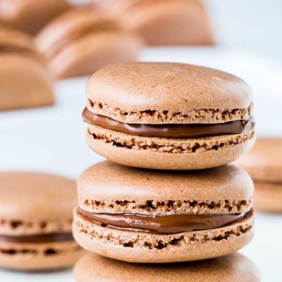 Chocolate Macarons
