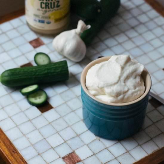 Toum Lebanese Garlic Sauce