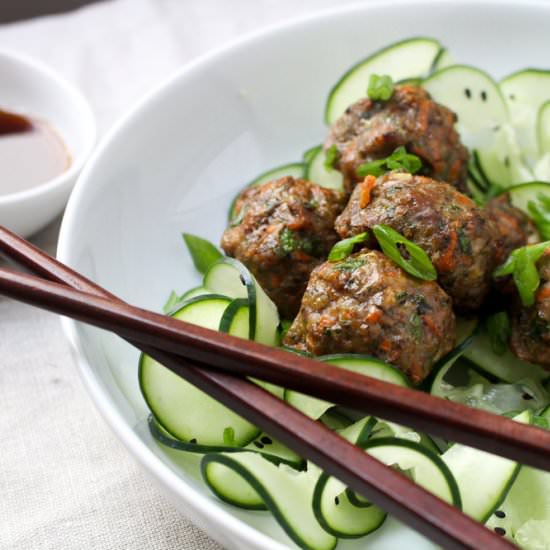 Potsticker Paleo Meatballs