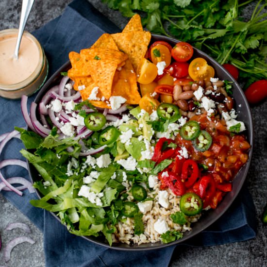 easy burrito bowl