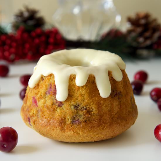 Vegan Cranberry Orange Bundt Cake