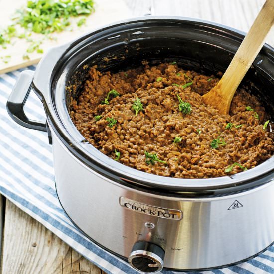 (Vegan) Crock-Pot Red Curry Lentils