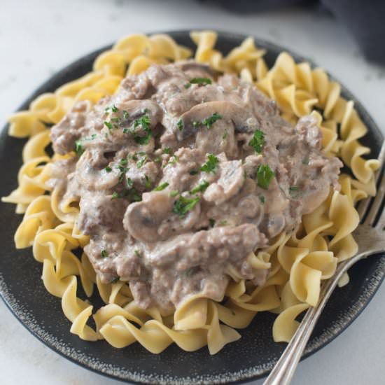 Easy Beef Stroganoff