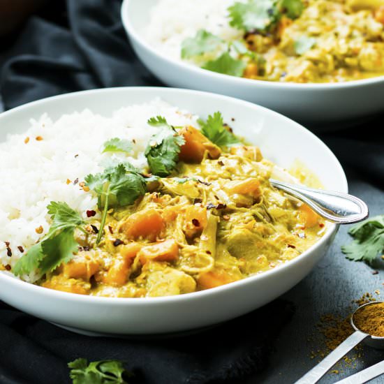 Slow Cooker Chicken Curry