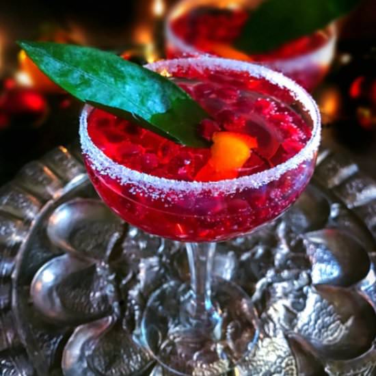 Pomegranate New Year’s Punch